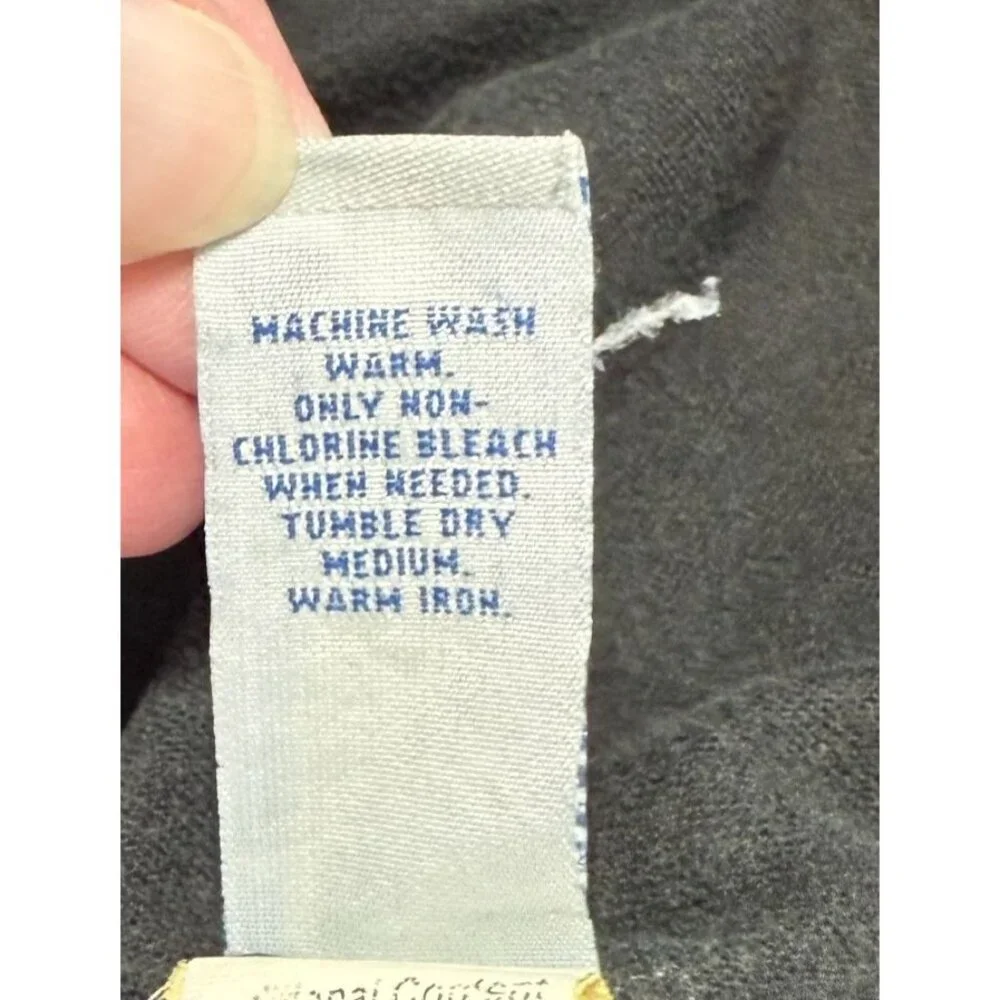 VTG‎ Old Navy Girls Lined Jean Jacket Small Zip Up Pockets Chores Fall Utility
